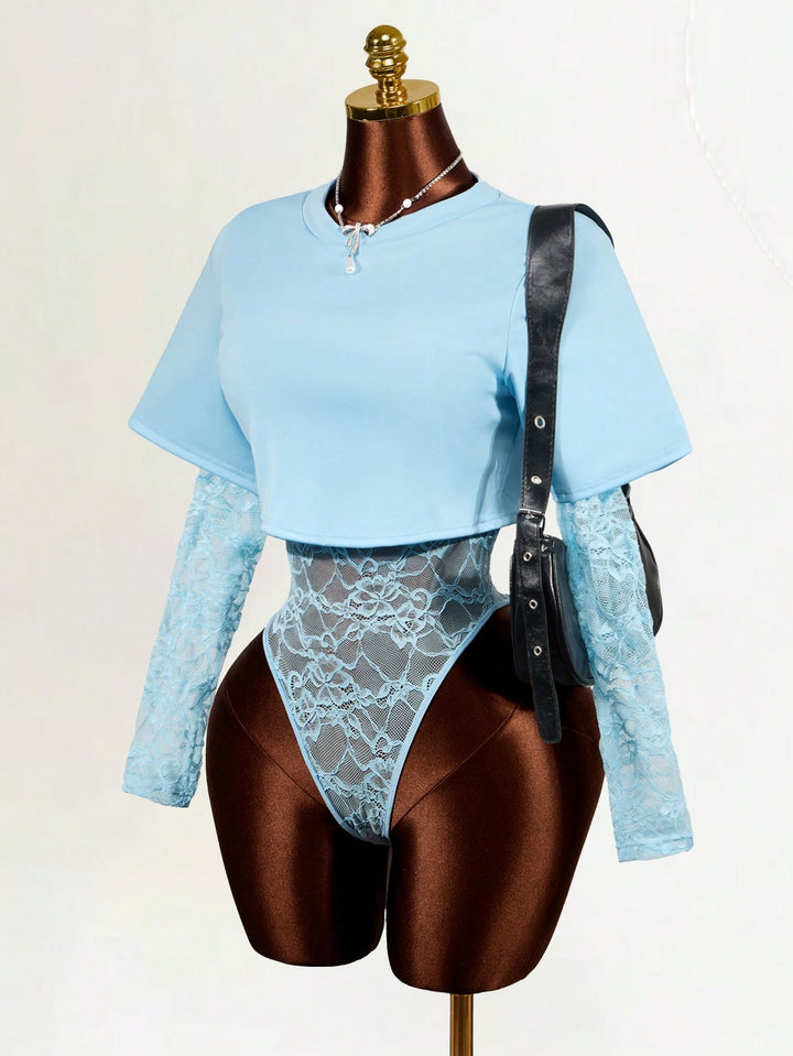 Body SHEIN, albastru