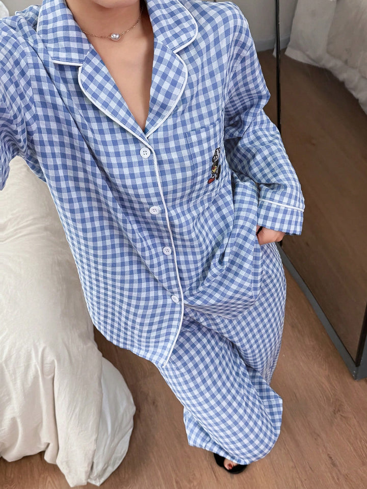 Pijama SHEIN, albastru