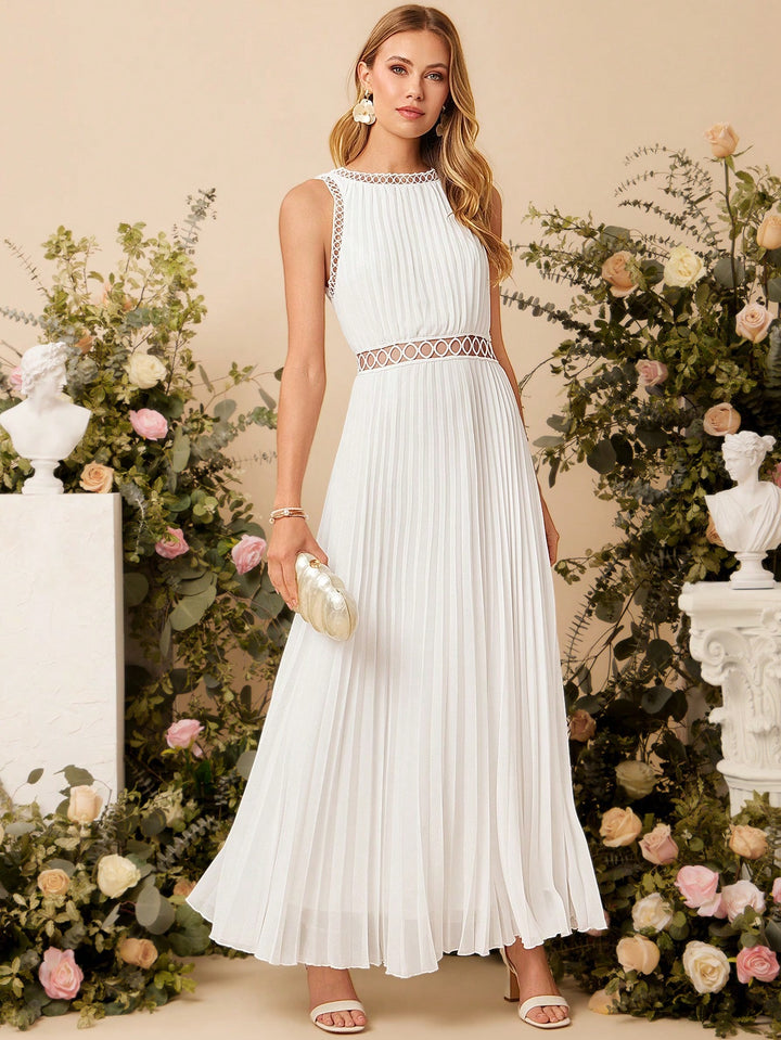 Rochie maxi SHEIN, alb
