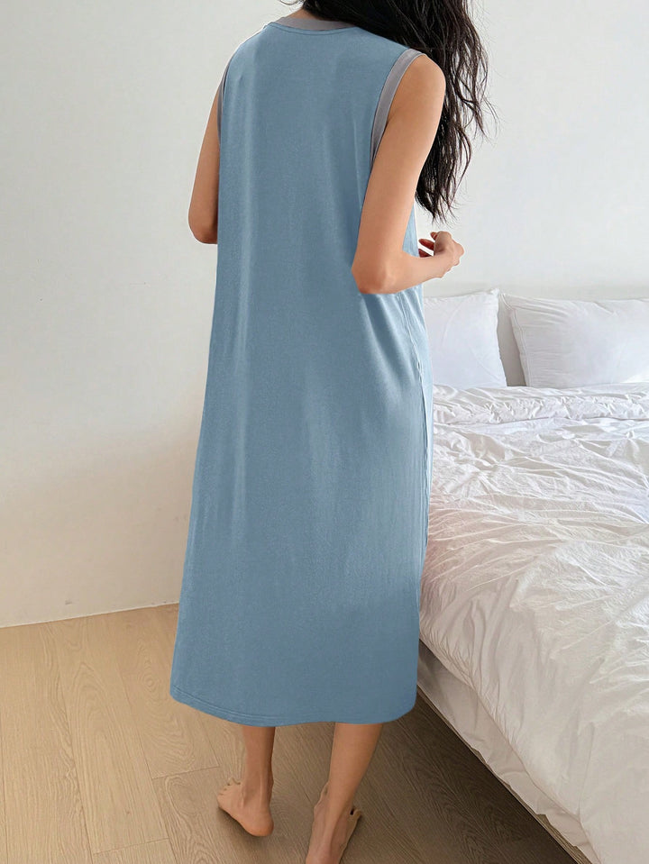 Rochie midi SHEIN, albastru