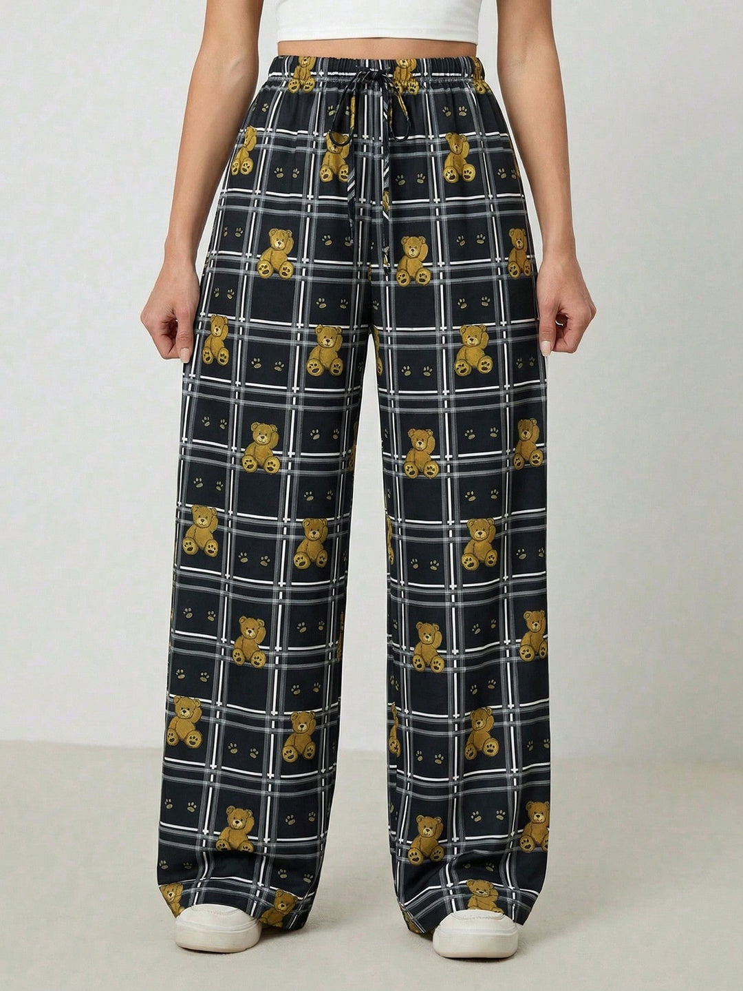 SHEIN nadrág, fekete