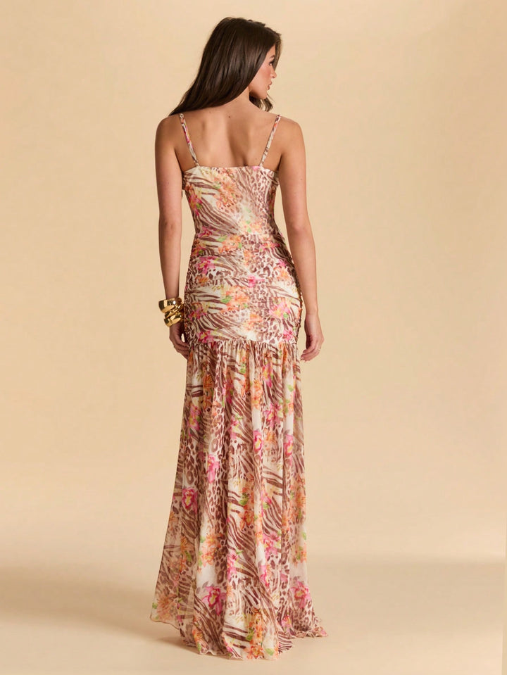 Rochie maxi SHEIN, portocaliu