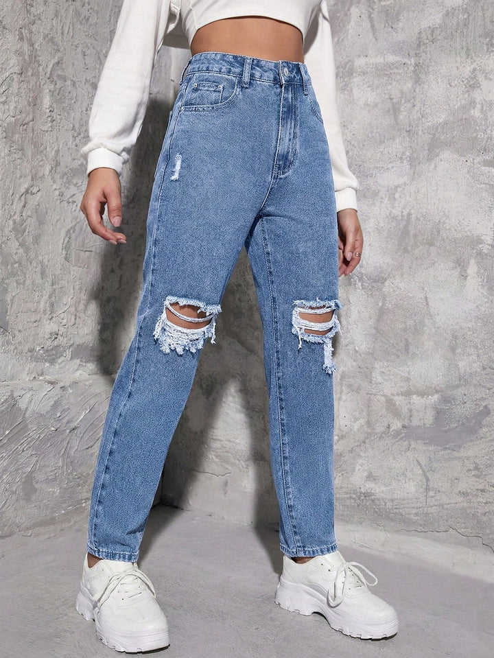 Jeans SHEIN, albastru
