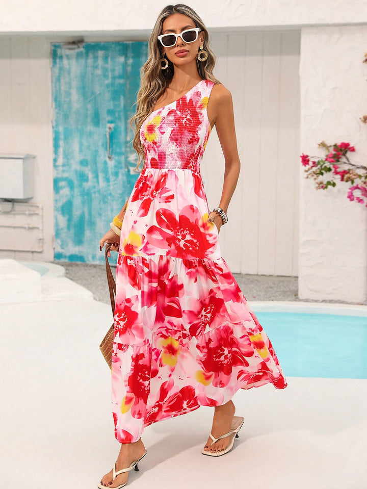Rochie maxi SHEIN, roz