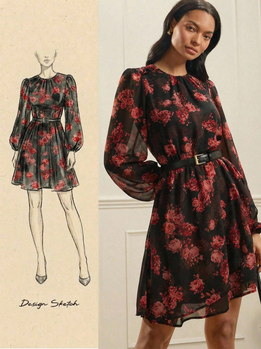 Rochie scurtă SHEIN, mix culori