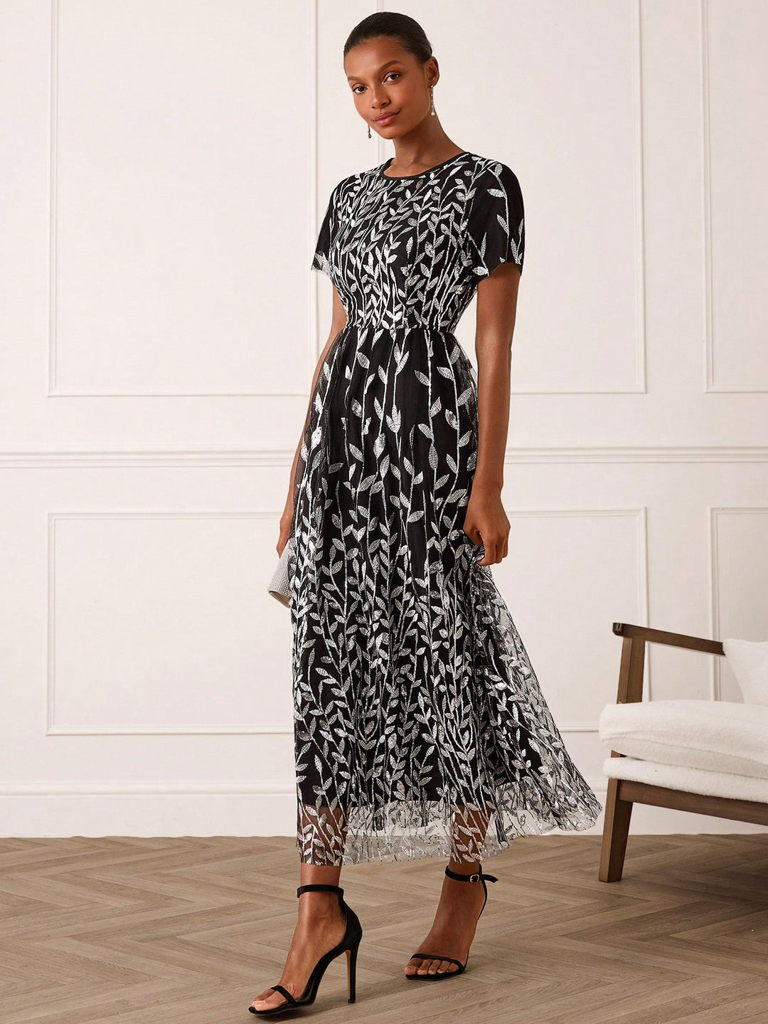 Rochie maxi SHEIN, negru