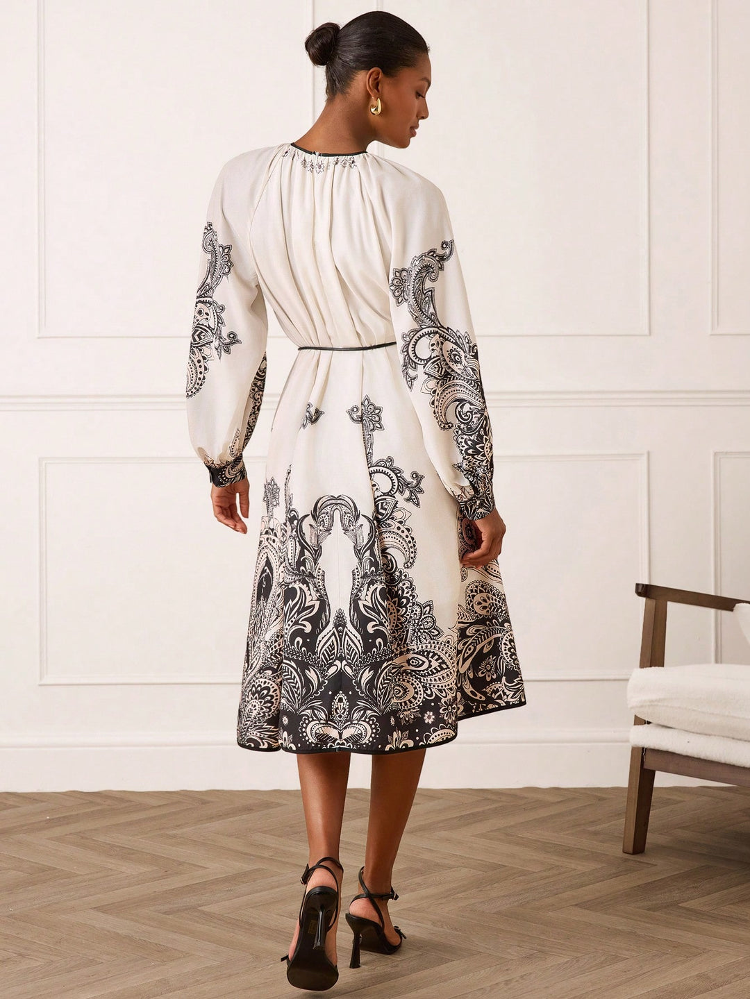 Rochie midi SHEIN, mix culori