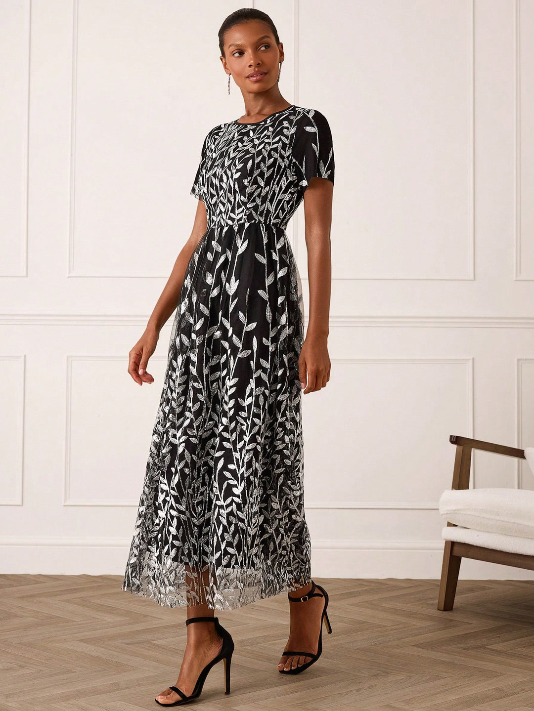 Rochie maxi SHEIN, negru