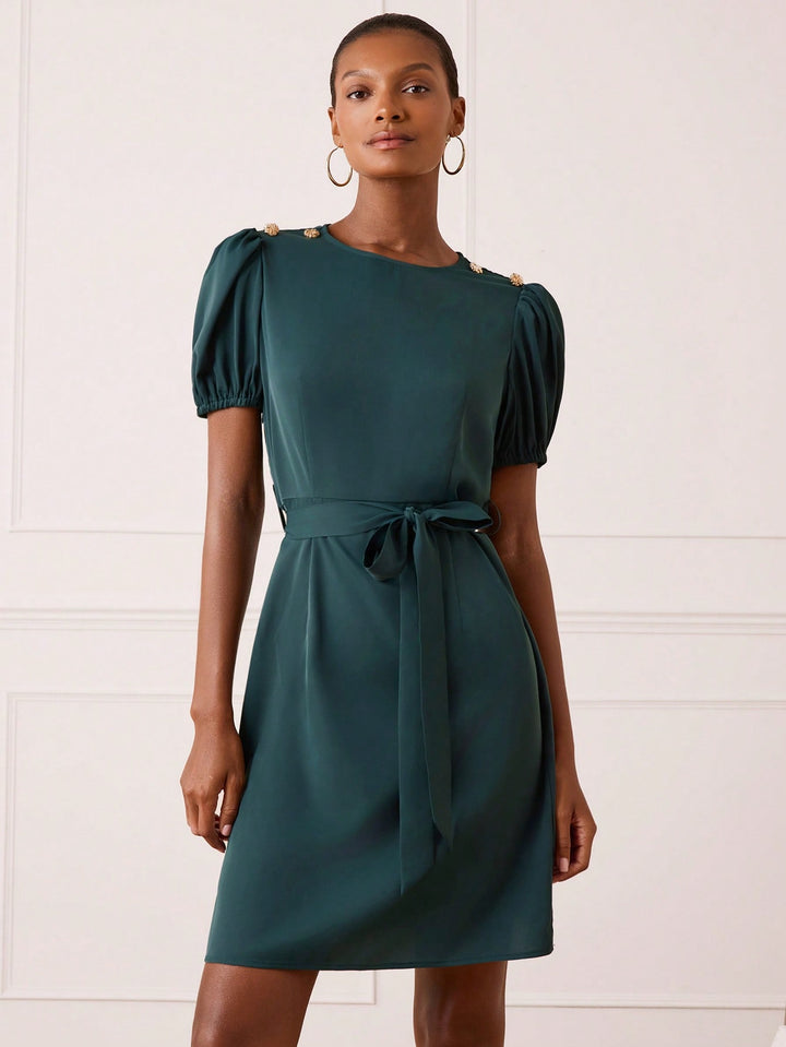 Rochie scurtă SHEIN, verde
