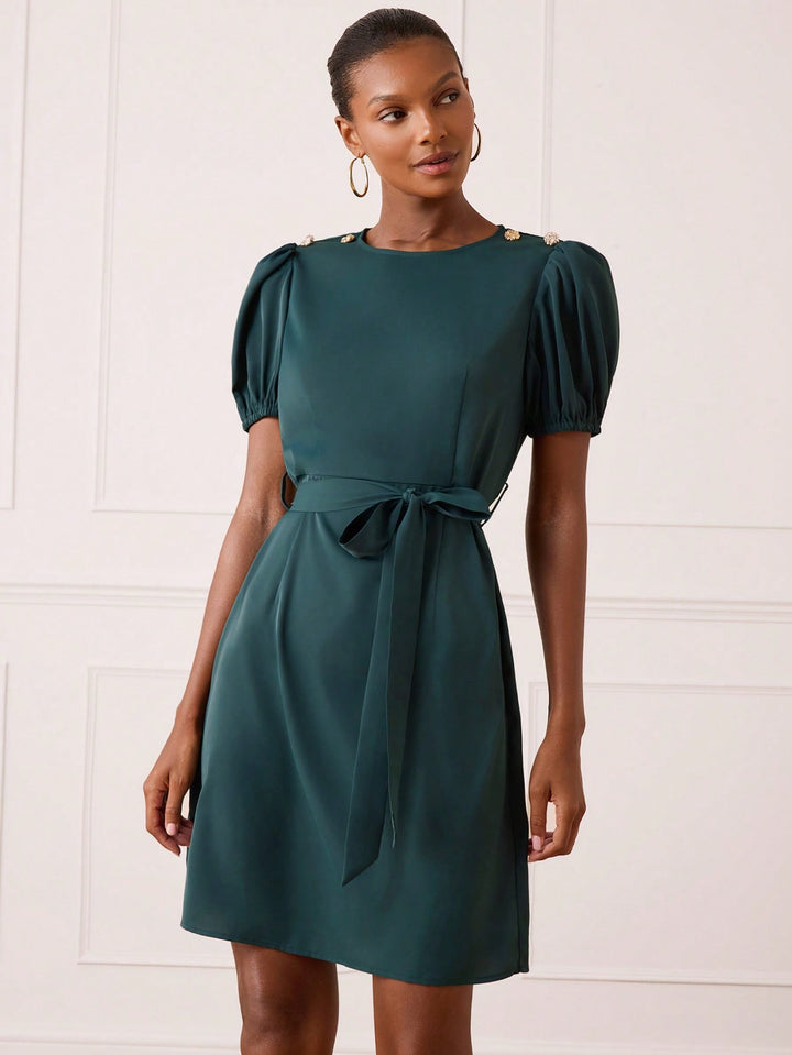 Rochie scurtă SHEIN, verde