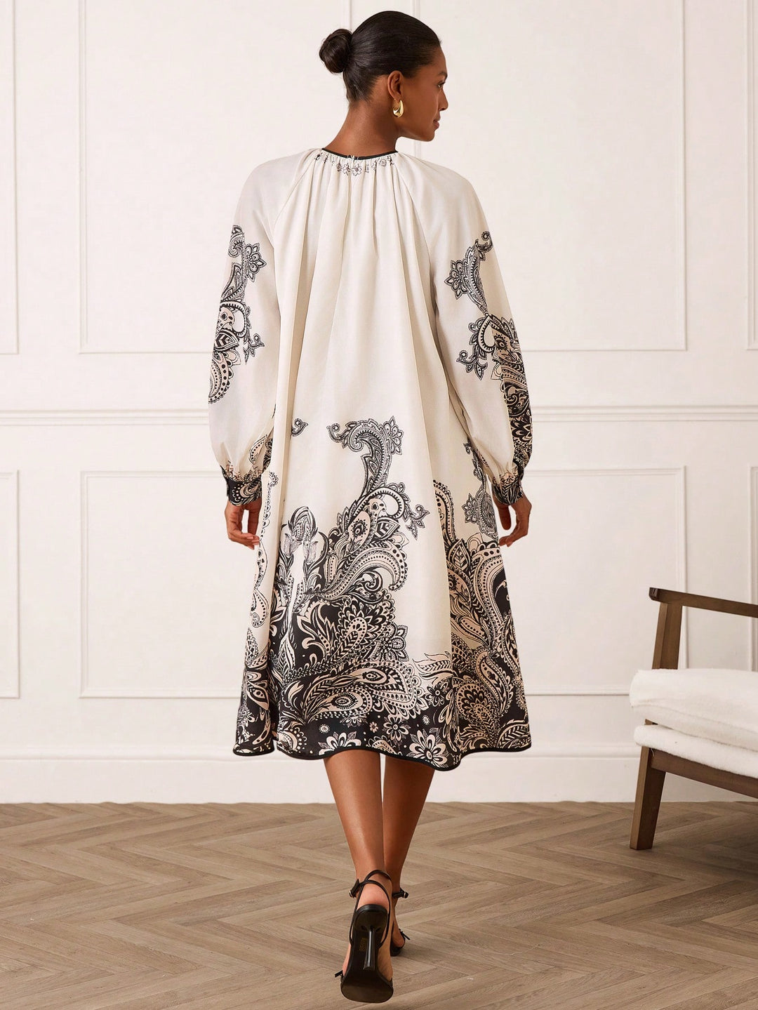Rochie midi SHEIN, mix culori