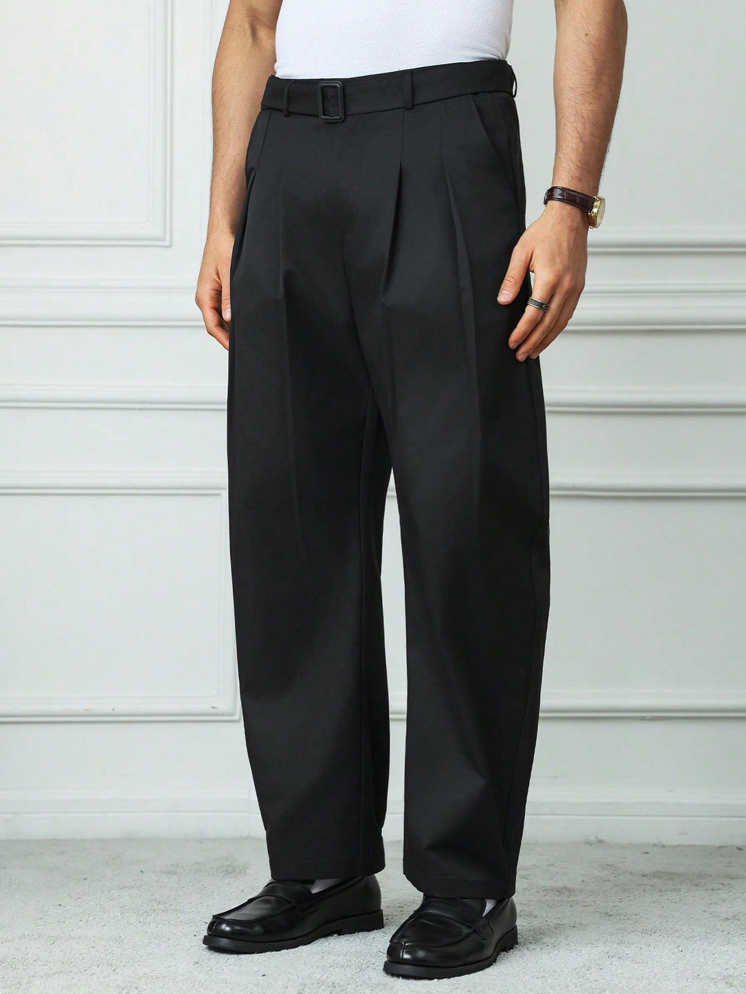 Pantalon SHEIN, negru