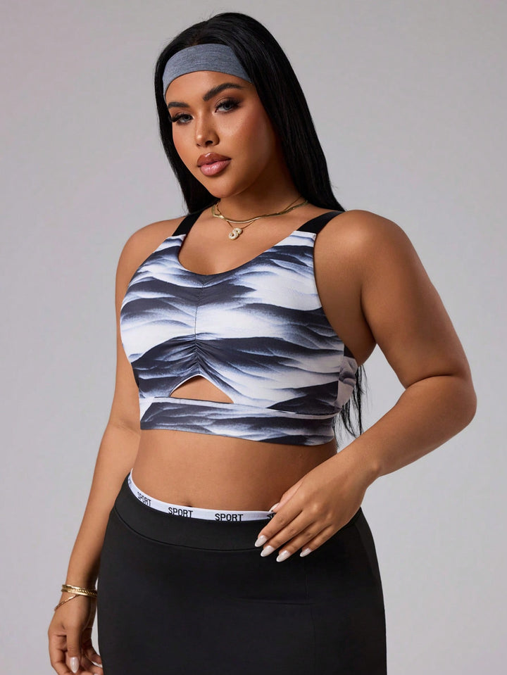 Sutien sport SHEIN, negru