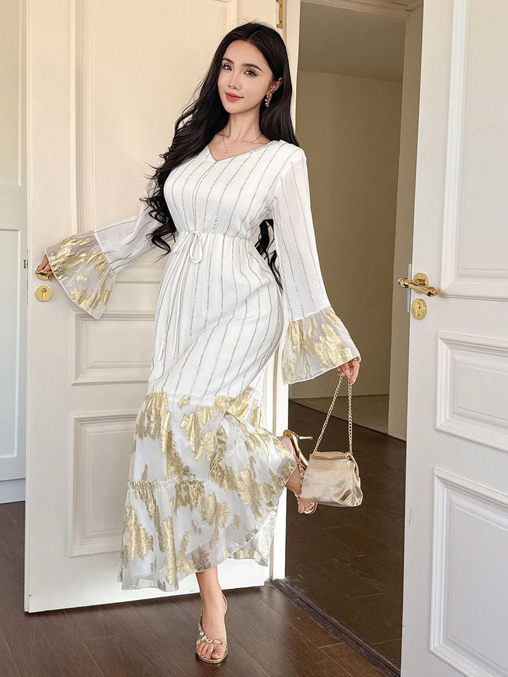 Rochie midi SHEIN, alb