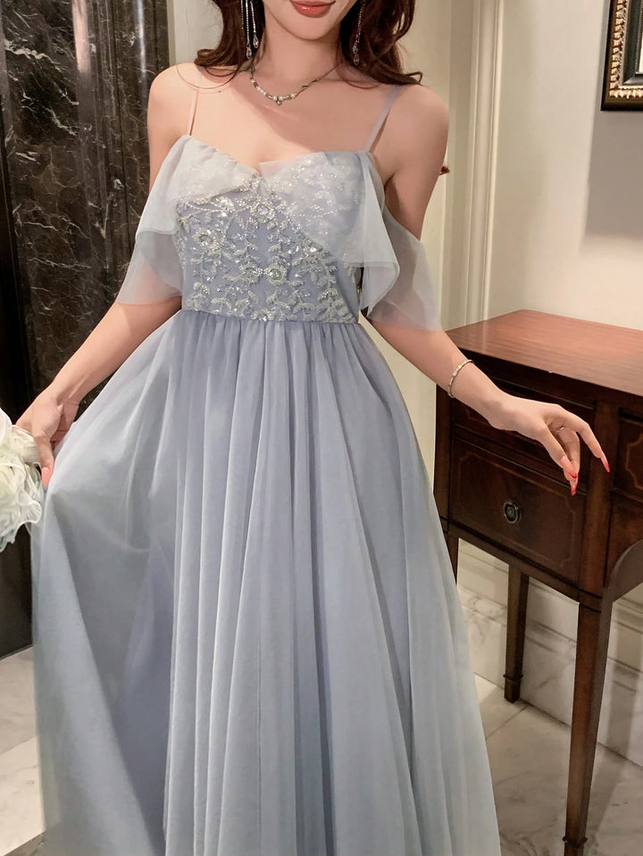 Rochie maxi SHEIN, gri