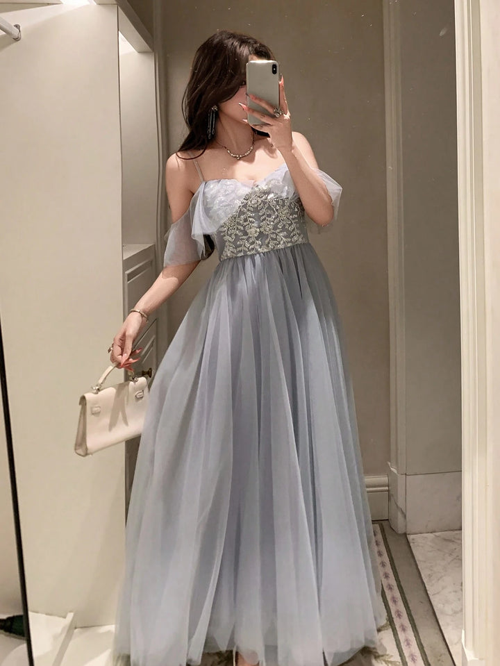 Rochie maxi SHEIN, gri