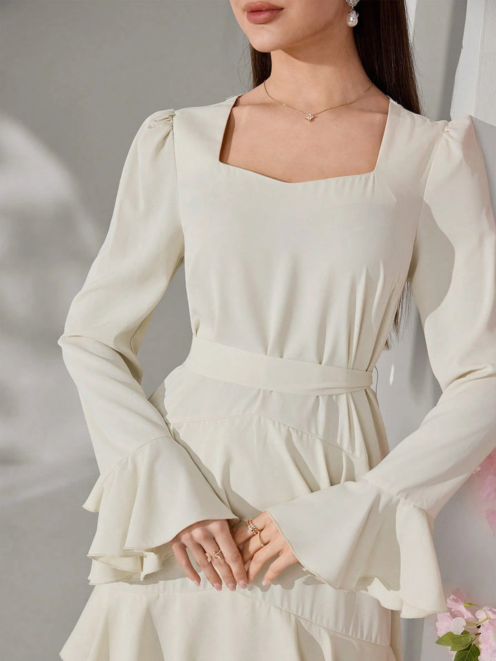 Rochie maxi SHEIN, alb