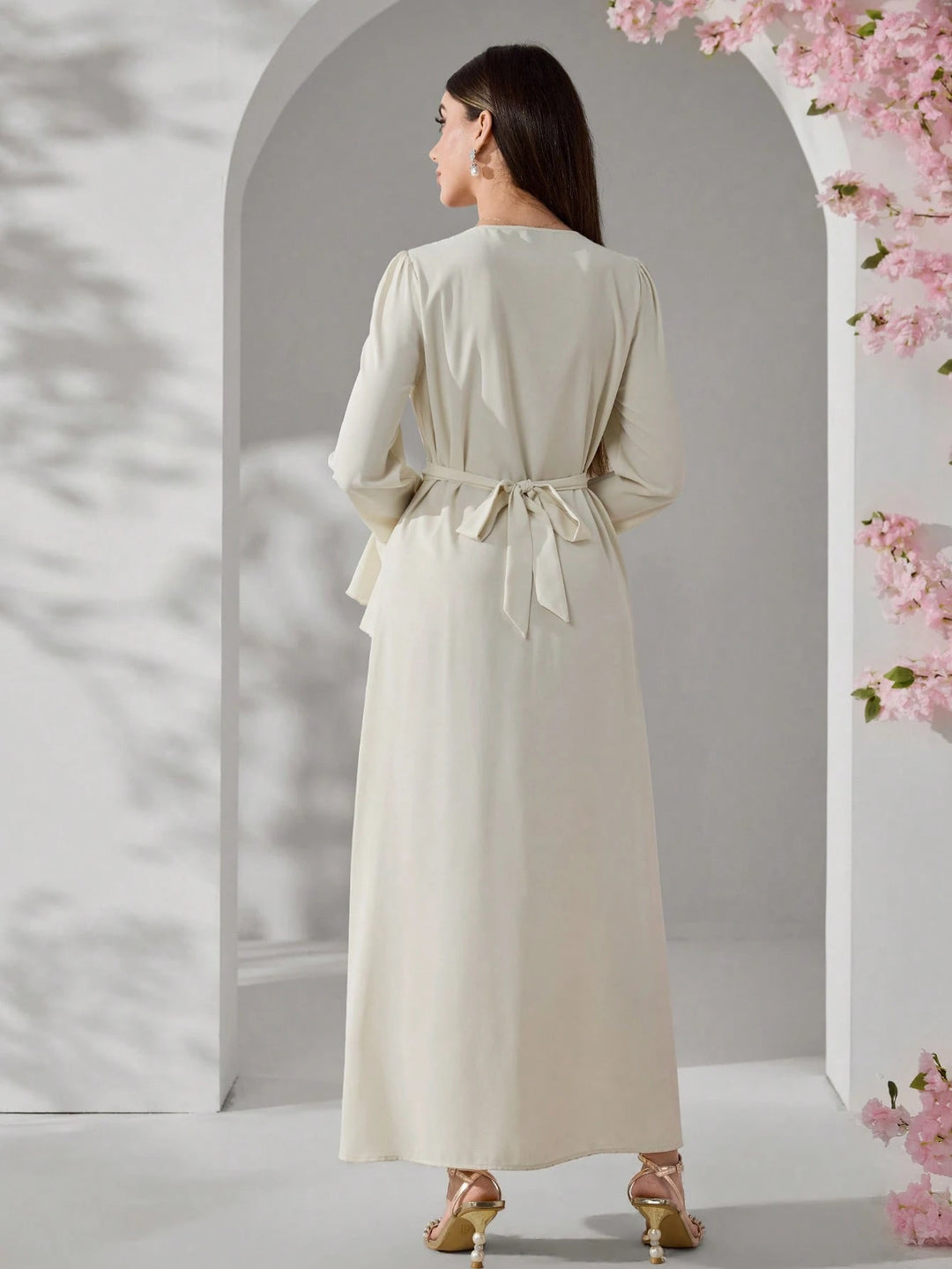 Rochie maxi SHEIN, alb