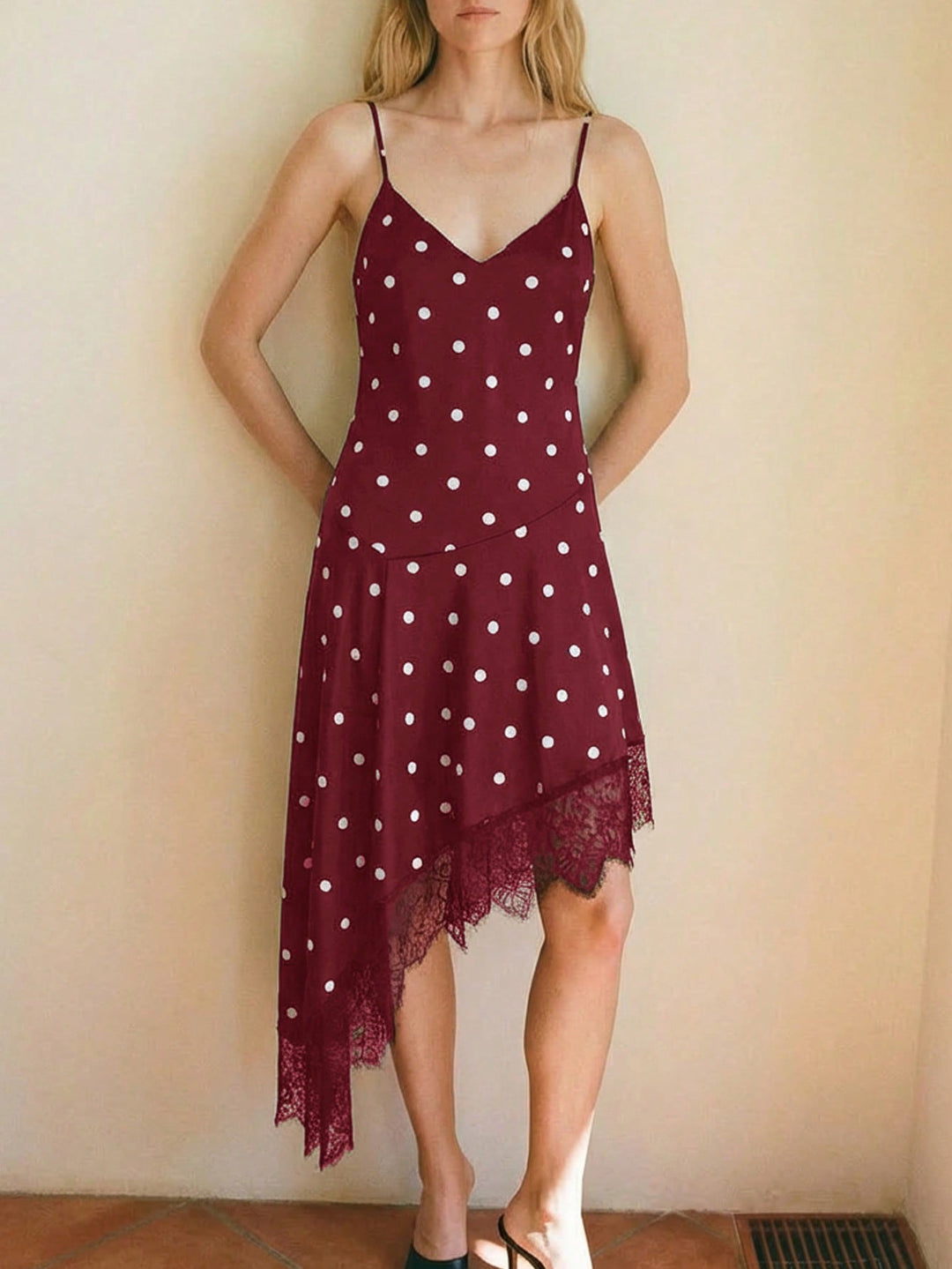 Rochie midi SHEIN, vișiniu
