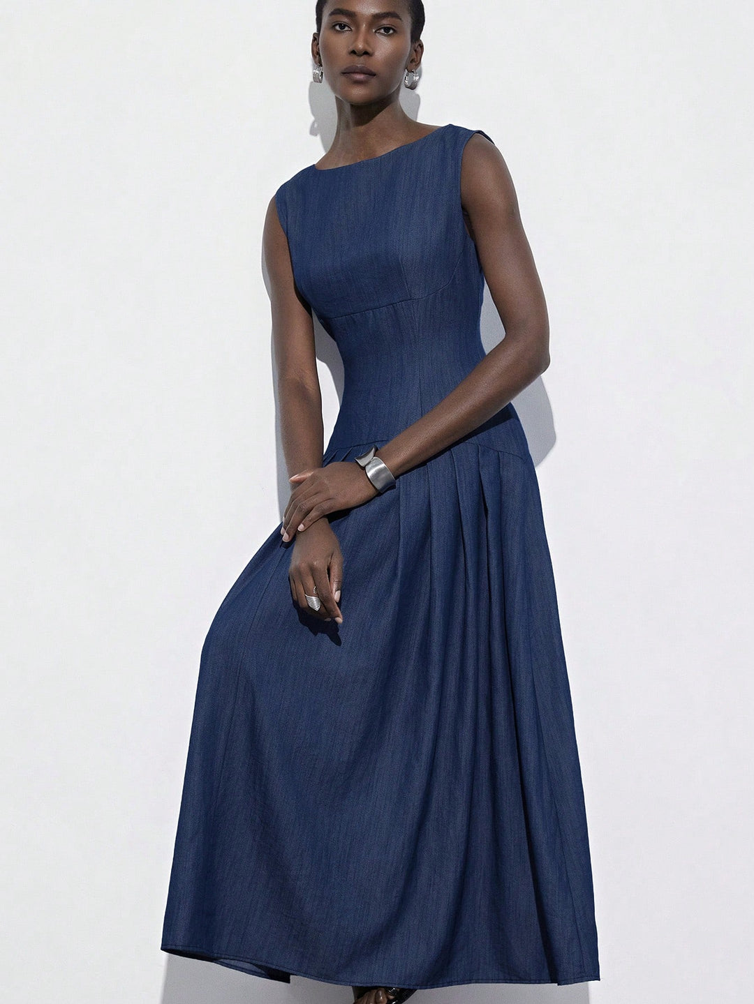 Rochie maxi SHEIN, albastru