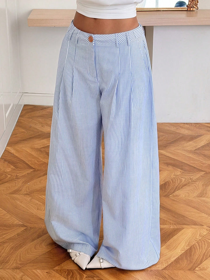 Pantaloni SHEIN, albastru