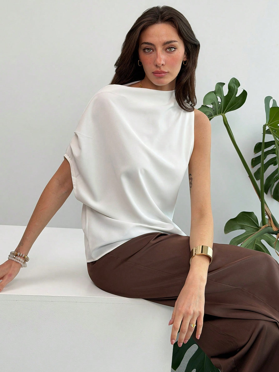 Bluza SHEIN, alb