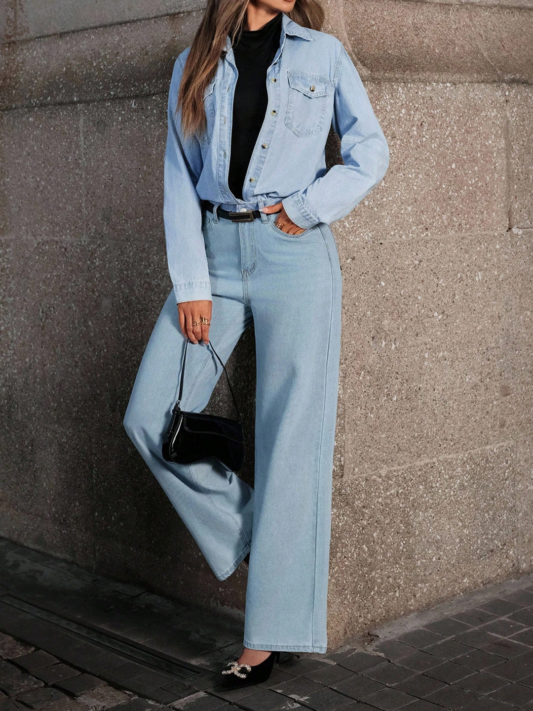 Top SHEIN, albastru