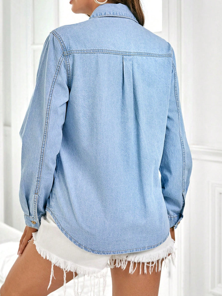 Top SHEIN, albastru