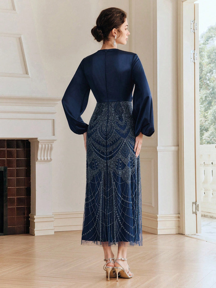 Rochie maxi SHEIN, albastru
