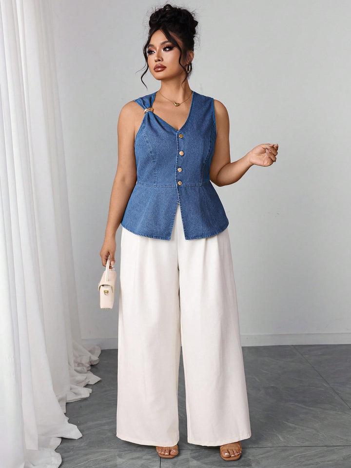 Top SHEIN, albastru