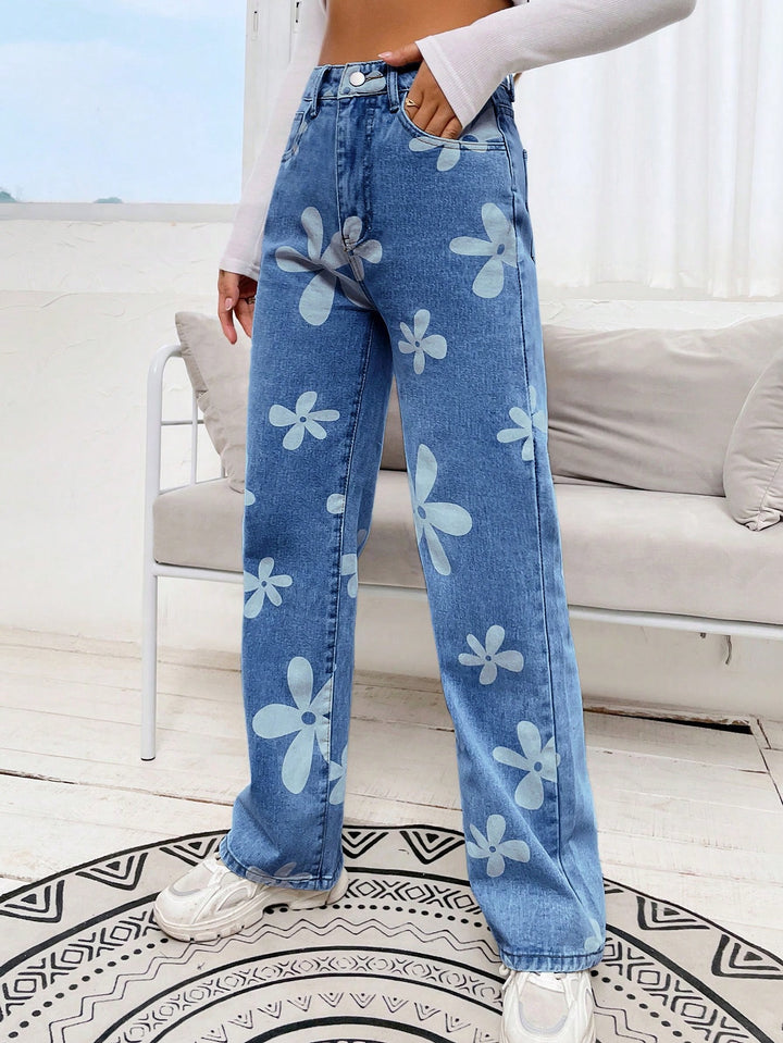 Jeans SHEIN, albastru