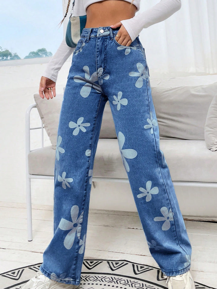 Jeans SHEIN, albastru