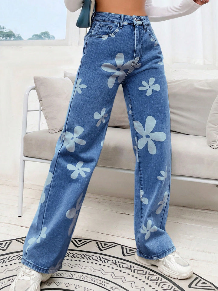 Jeans SHEIN, albastru