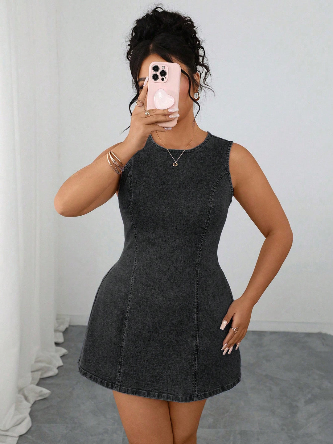 Rochie SHEIN, gri