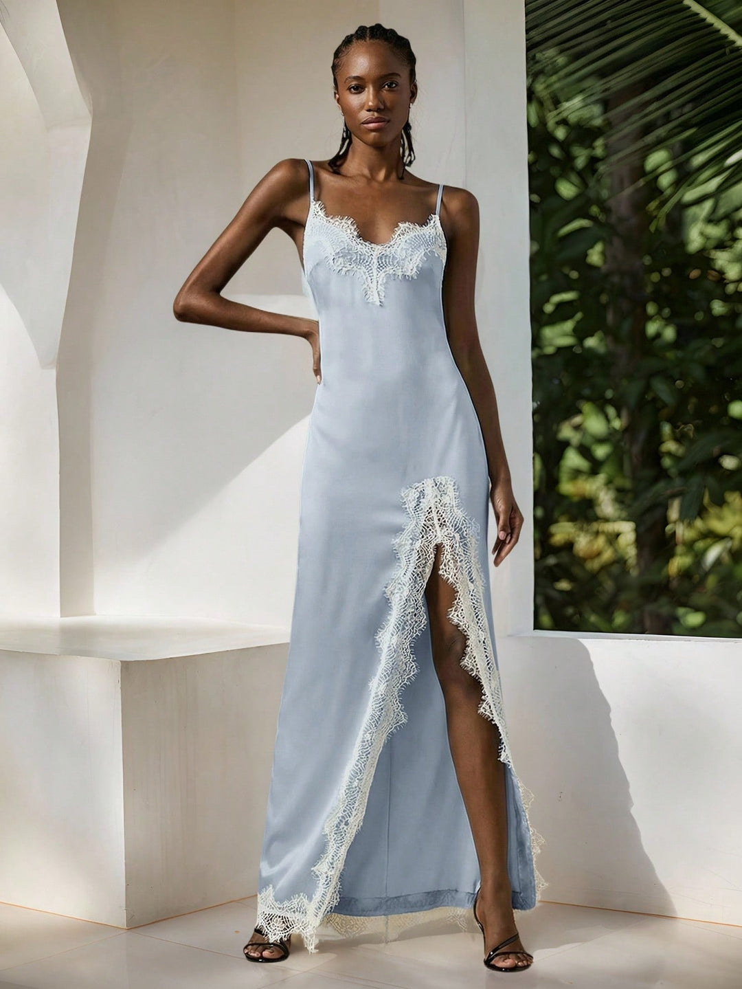 Rochie maxi SHEIN, gri