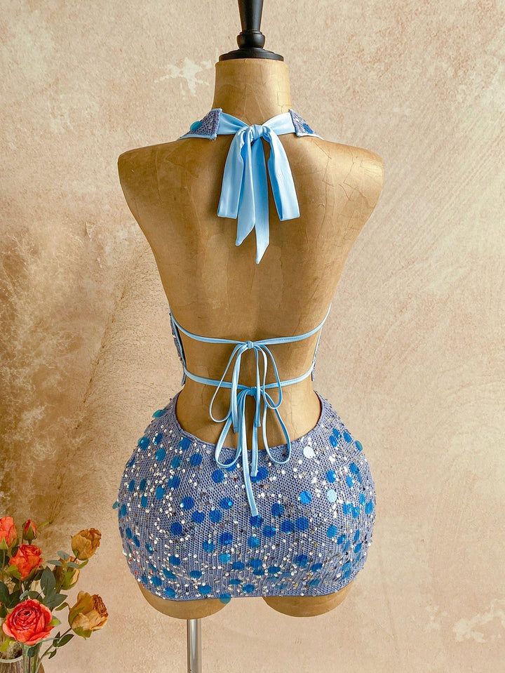 Top SHEIN, albastru