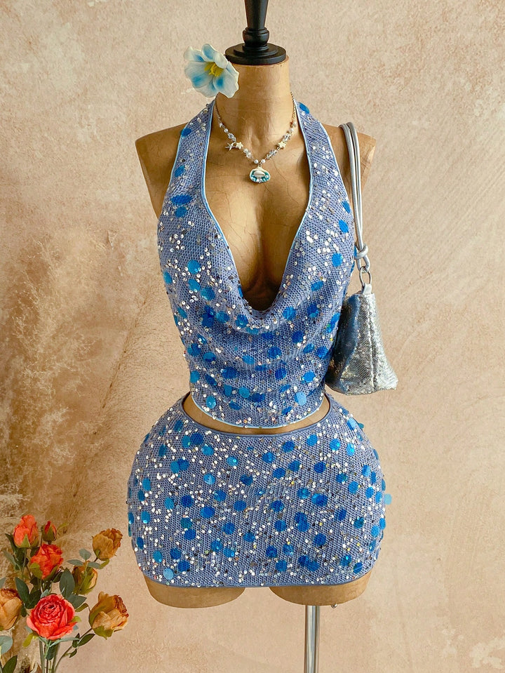 Top SHEIN, albastru
