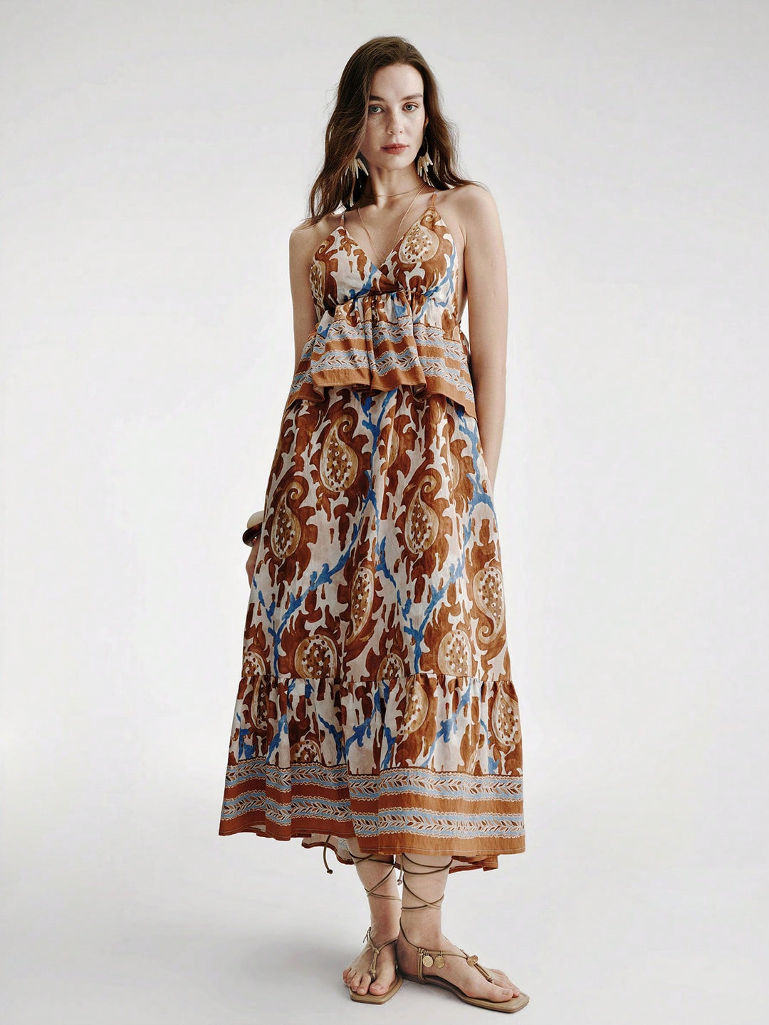Rochie maxi SHEIN, mix culori