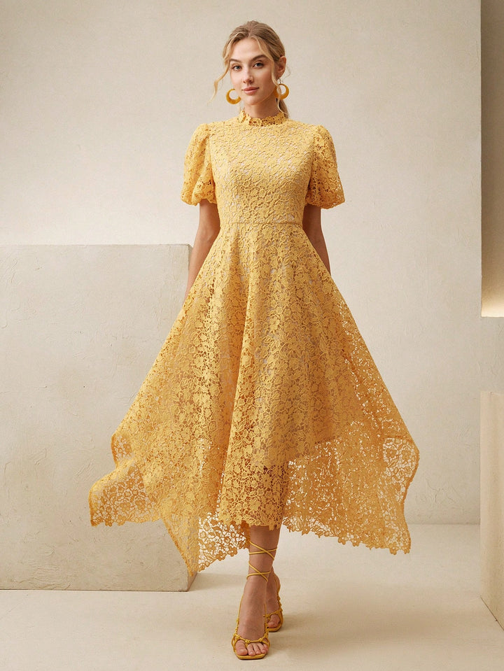 Rochie midi SHEIN, galben