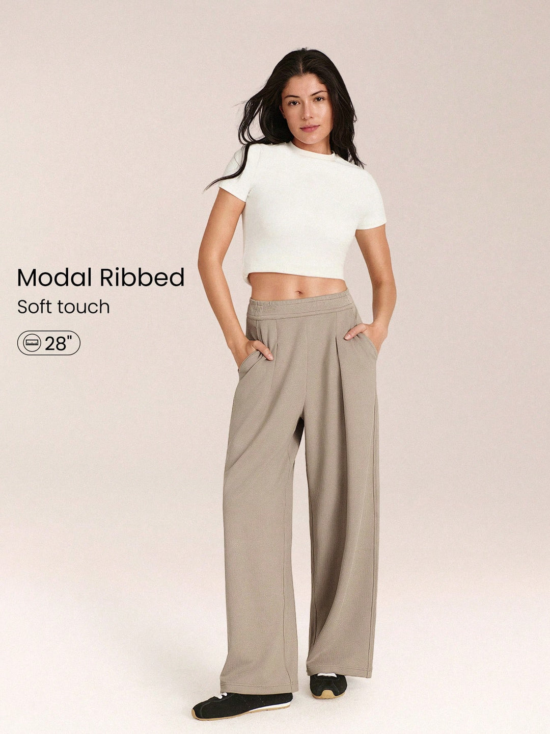 Pantaloni SHEIN, kaki