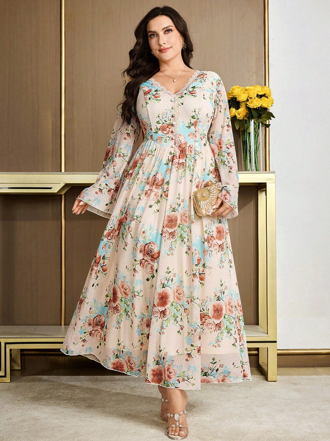 Rochie SHEIN, mix culori