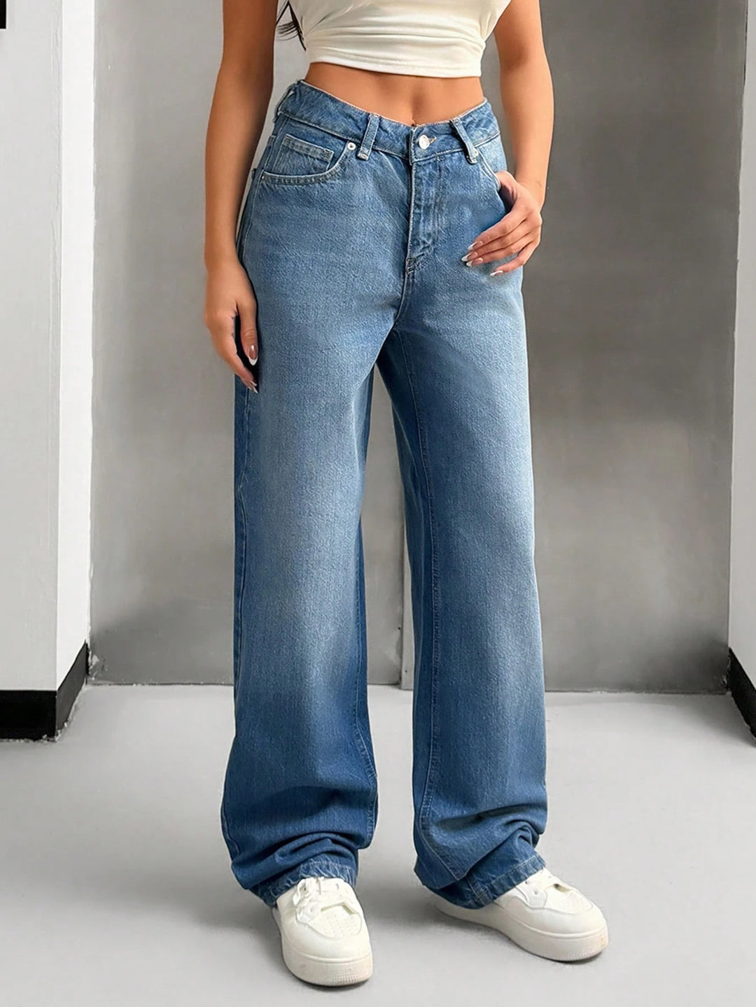 Jeans SHEIN, albastru