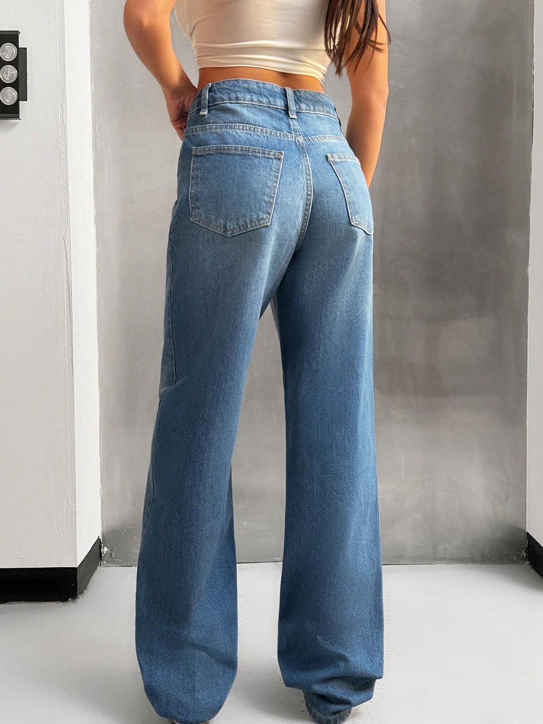 Jeans SHEIN, albastru