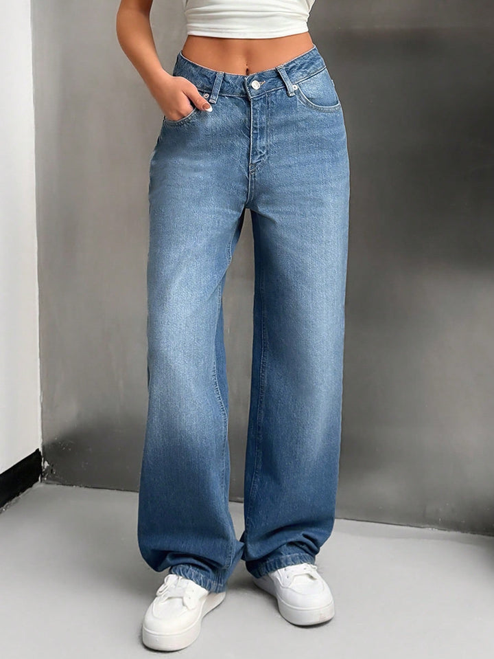 Jeans SHEIN, albastru