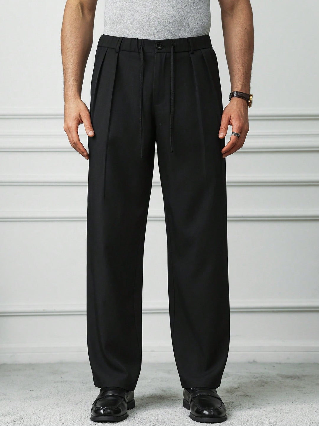 Pantalon SHEIN, negru