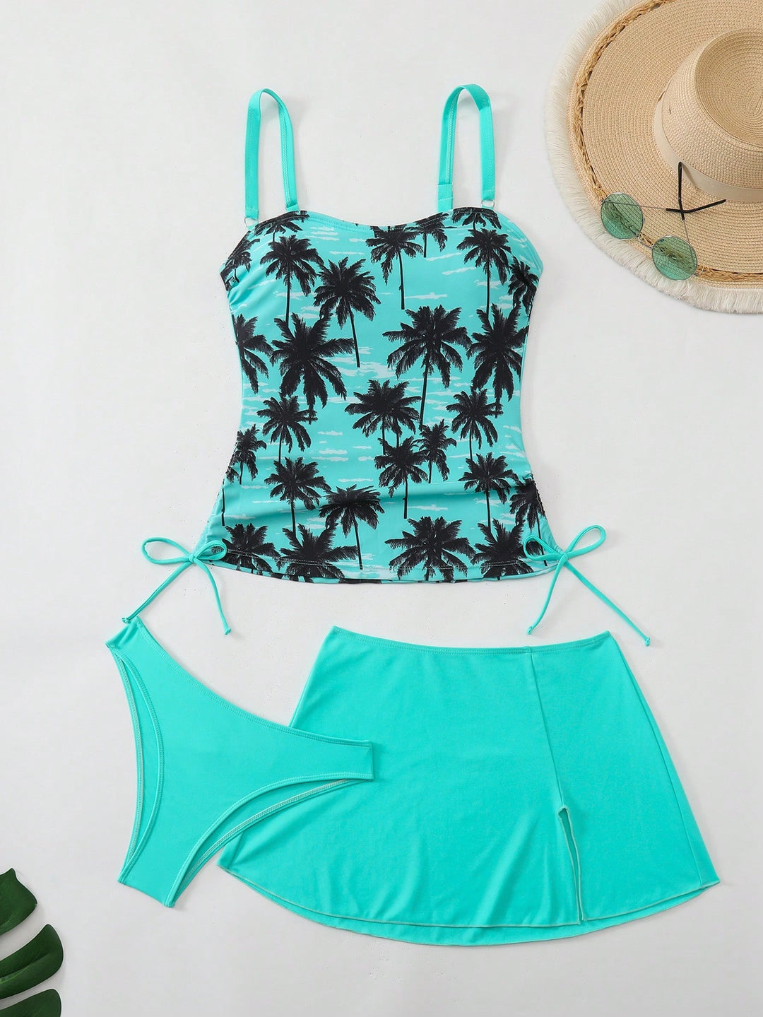 Costum de baie SHEIN, verde