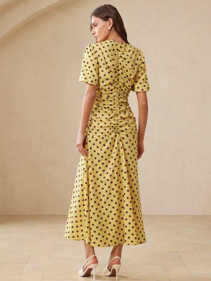 Rochie maxi SHEIN, galben