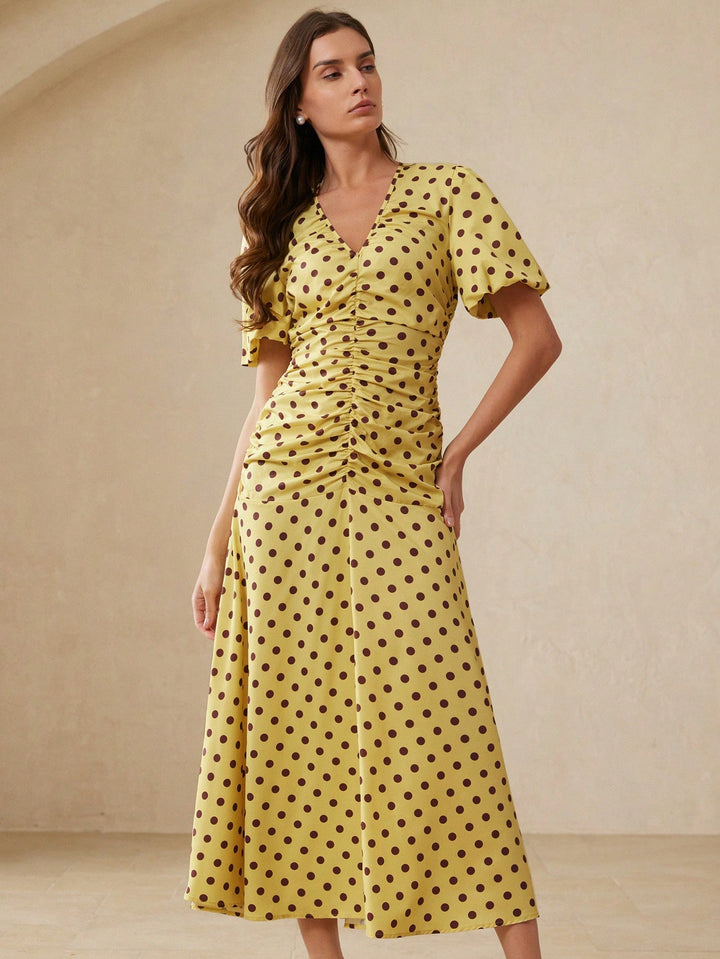 Rochie maxi SHEIN, galben