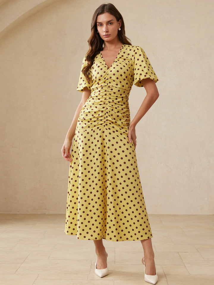 Rochie maxi SHEIN, galben