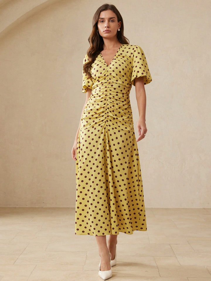 Rochie maxi SHEIN, galben